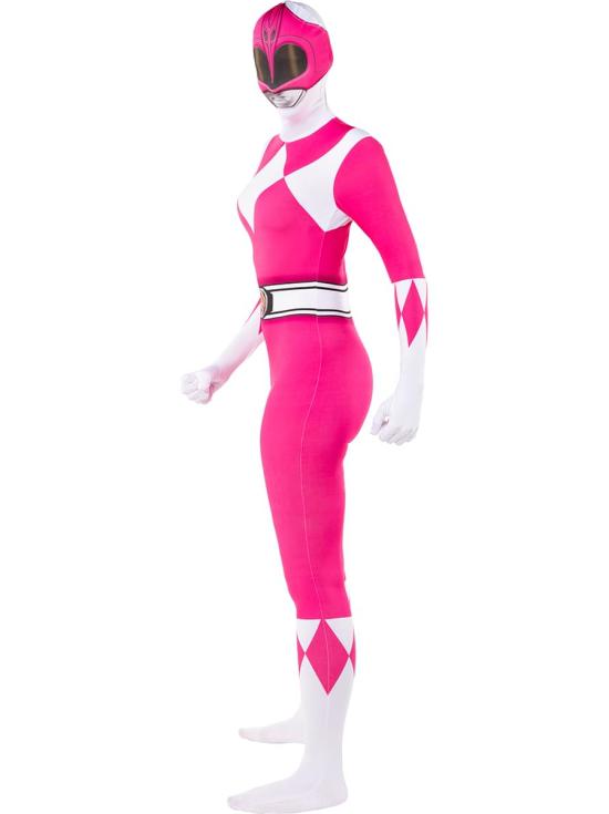 Disfraz Power Ranger rosa segunda piel