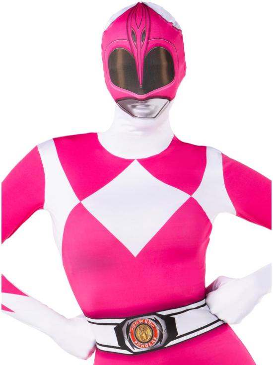 Disfraz Power Ranger rosa segunda piel