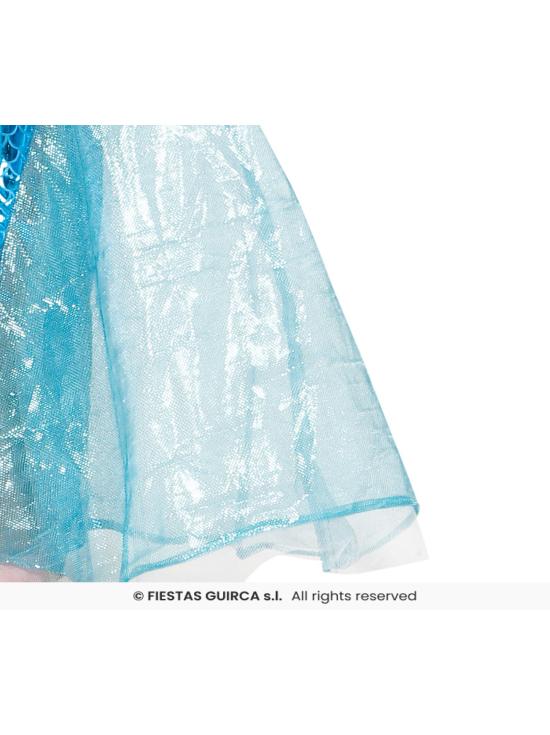 Fato de prima pequena sereia para menina