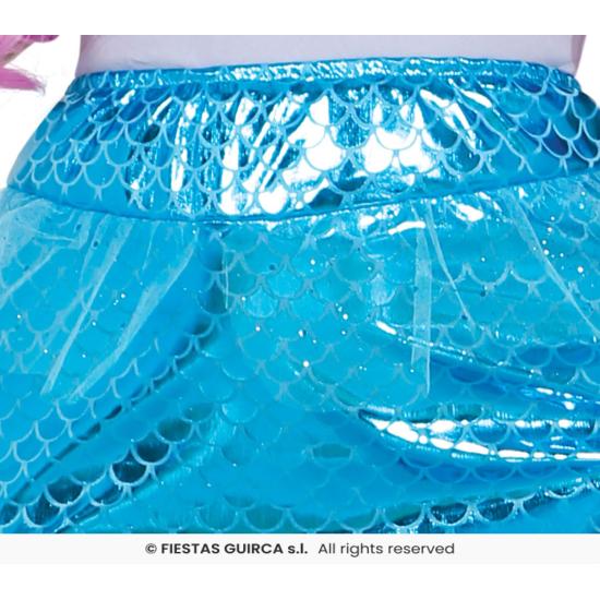 Fato de prima pequena sereia para menina
