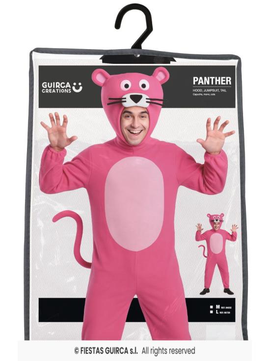 Fantasia de Primo da Pantera Cor-de-Rosa para Adultos