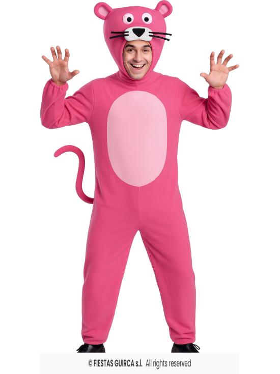Fantasia de Primo da Pantera Cor-de-Rosa para Adultos