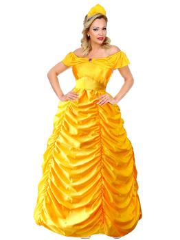 Fato de princesa Belle de luxo para adulto