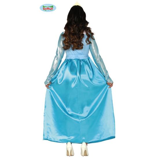 Fato de princesa de gelo Frozen Elsa para adulto