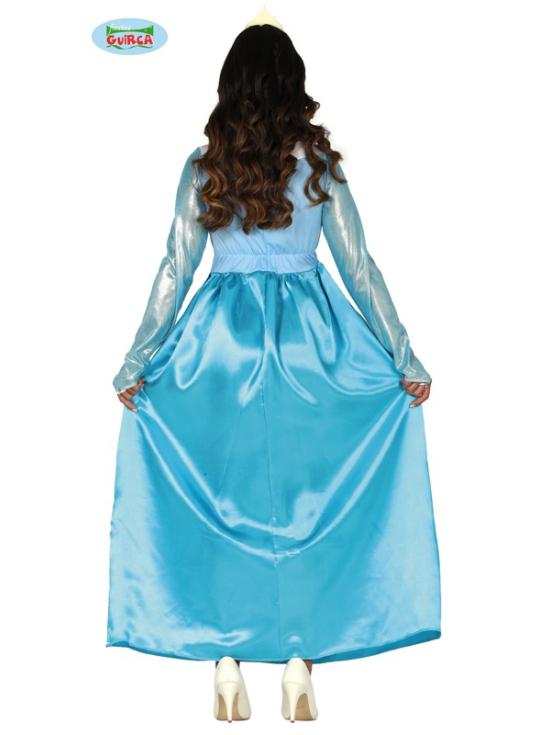 Fato de princesa de gelo Frozen Elsa para adulto
