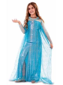 Fato de Princesa do Gelo Elsa para menina