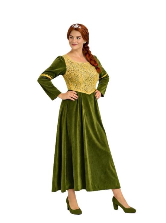 Fato de princesa medieval Fiona para adulto