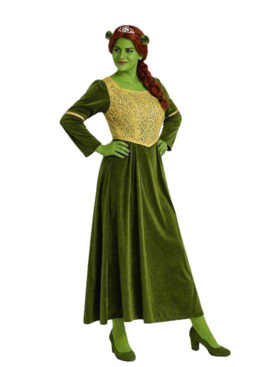 Fato de princesa medieval Fiona para adulto