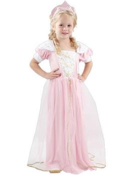 Fantasia de princesa rosa feliz