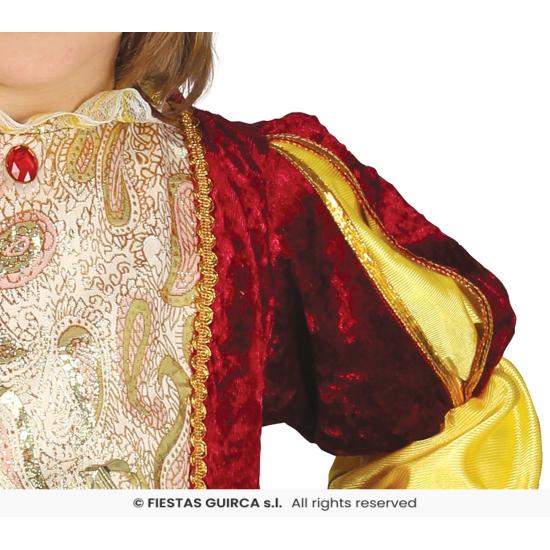 Fantasia de Príncipe de Conto de Fadas Borgonha para Crianças