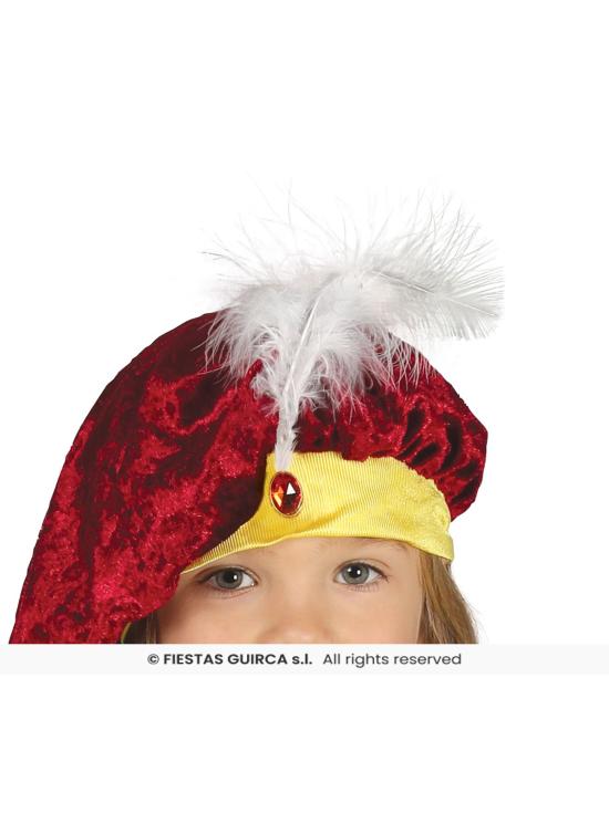 Fantasia de Príncipe de Conto de Fadas Borgonha para Crianças