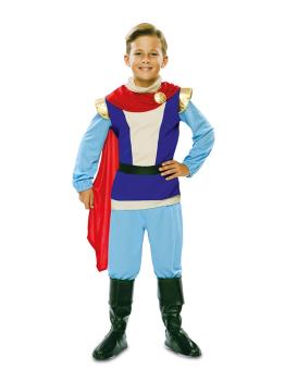 Fantasia de príncipe de história infantil
