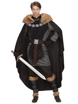 Fato de príncipe medieval John Snow para adulto