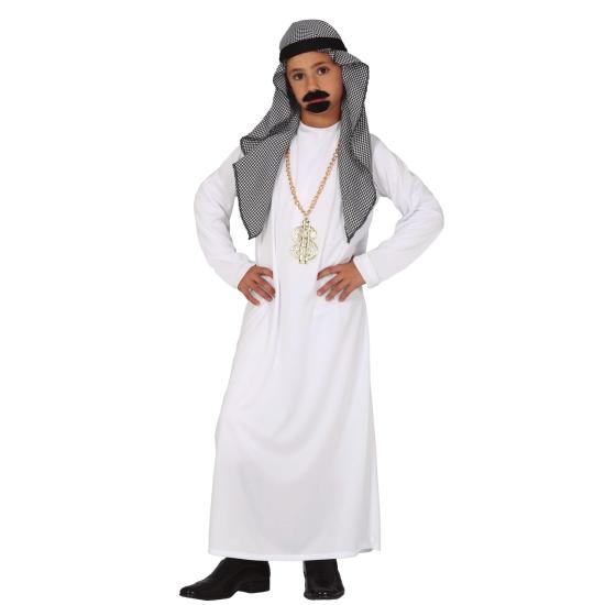 Traje de óleo árabe tamanho infantil