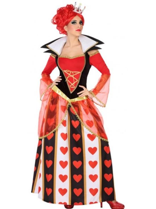 Fantasia de Rainha de Copas Alice Wonderland Woman