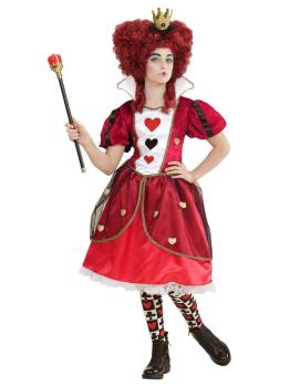 Fato de Rainha de Copas Alice para criança