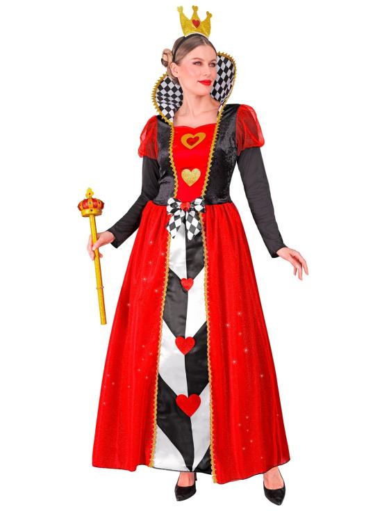 Fato de Rainha de Copas Deluxe para adulto