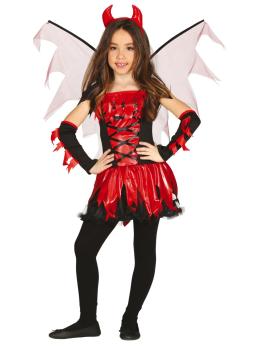 Fato de Rainha Diabólica para menina