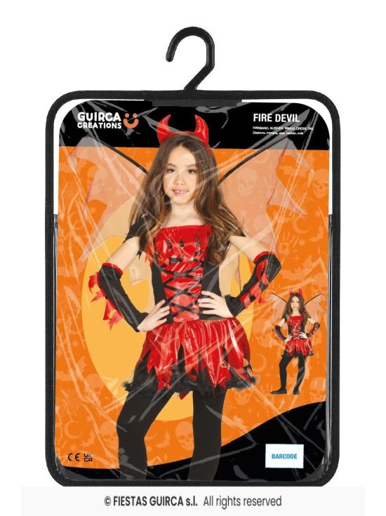 Fato de Rainha Diabólica para menina