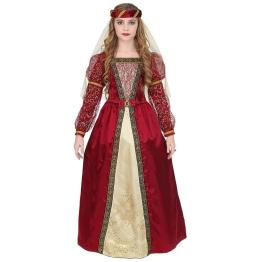 Fato de castelo medieval da rainha para menina