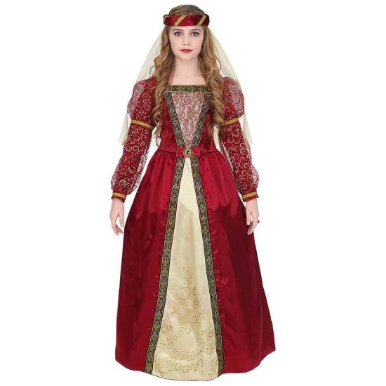Fato de castelo medieval da rainha para menina Fato de castelo medieval da rainha para menina