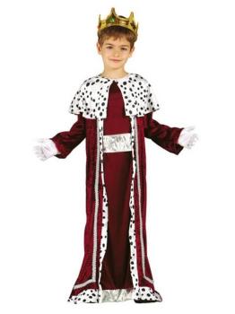 Fato de Rei Feiticeiro Vermelho tamanho criança
