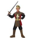 Fato de rei castelo medieval para menino