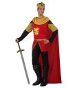Fantasia adulta de rei medieval coração de leão