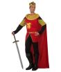 Fantasia adulta de rei medieval coração de leão