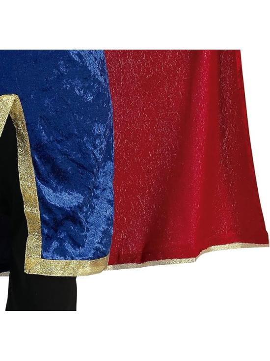 Fato de rei guerreiro medieval para criança