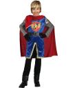 Fato de rei guerreiro medieval para criança