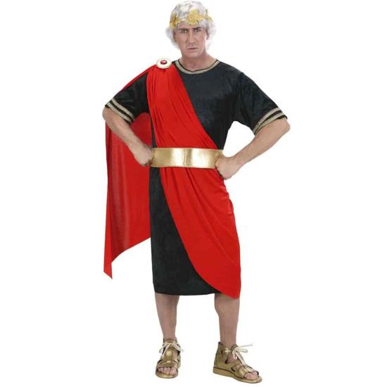 Traje de luxo adulto imperador romano Nero Traje de luxo adulto imperador romano Nero