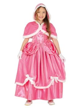 Fantasia de inverno da Bela Adormecida rosa para menina