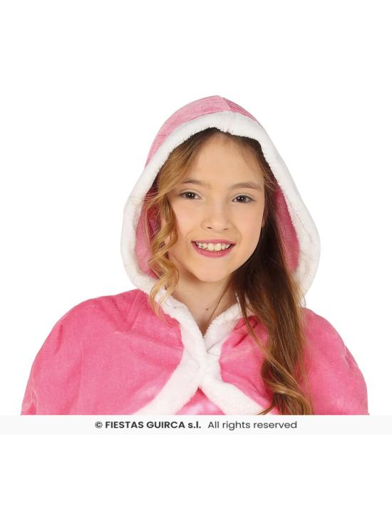 Fantasia de inverno da Bela Adormecida rosa para menina