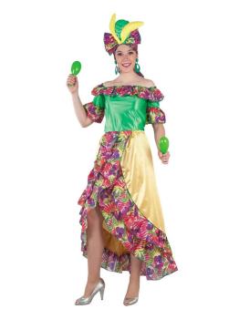Fato de Rumbera espanhola para mulher