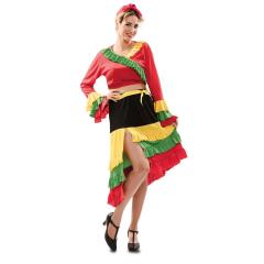 Fato de Salsa Rumbera adulto