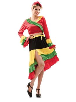 Fato de Salsa Rumbera adulto