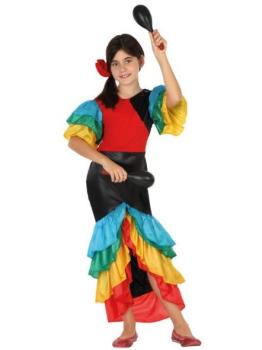 Fato de Rumbera Salsera para menina