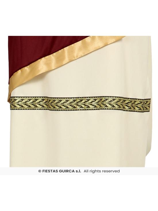 Traje Romano Feminino – Fantasia de Senadora Romana para Adultos para o Carnaval