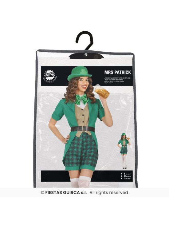 Fantasia sexy de Miss St. Patrick para mulheres