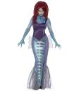 Fantasia de sereia zumbi para mulher