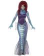 Fantasia de sereia zumbi para mulher