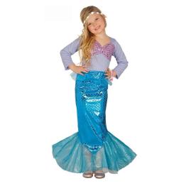 Fantasia da Pequena Sereia para Crianças