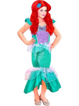 Fantasia de Pequena Sereia para meninas