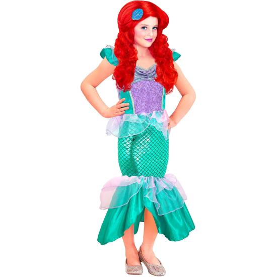 Fantasia de Pequena Sereia para meninas