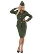 Fantasia de soldado vintage para mulher