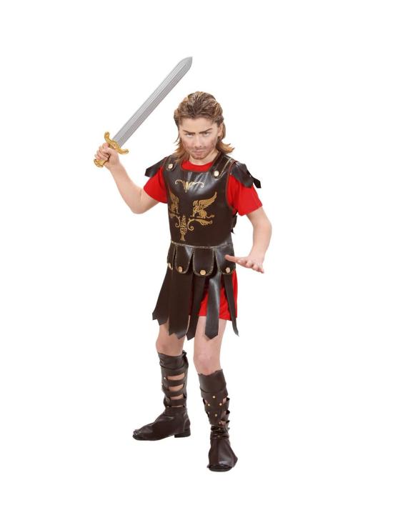 Fantasia de soldado romano tamanho infantil