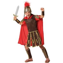 Fato de soldado romano castanho para criança
