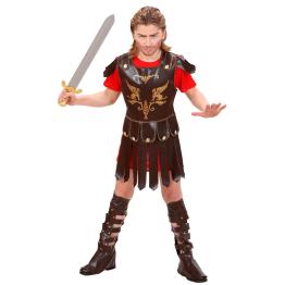 Fantasia de soldado romano tamanho infantil