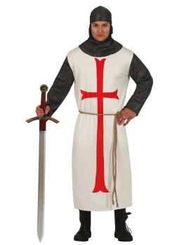 Fato de soldado templário para adulto